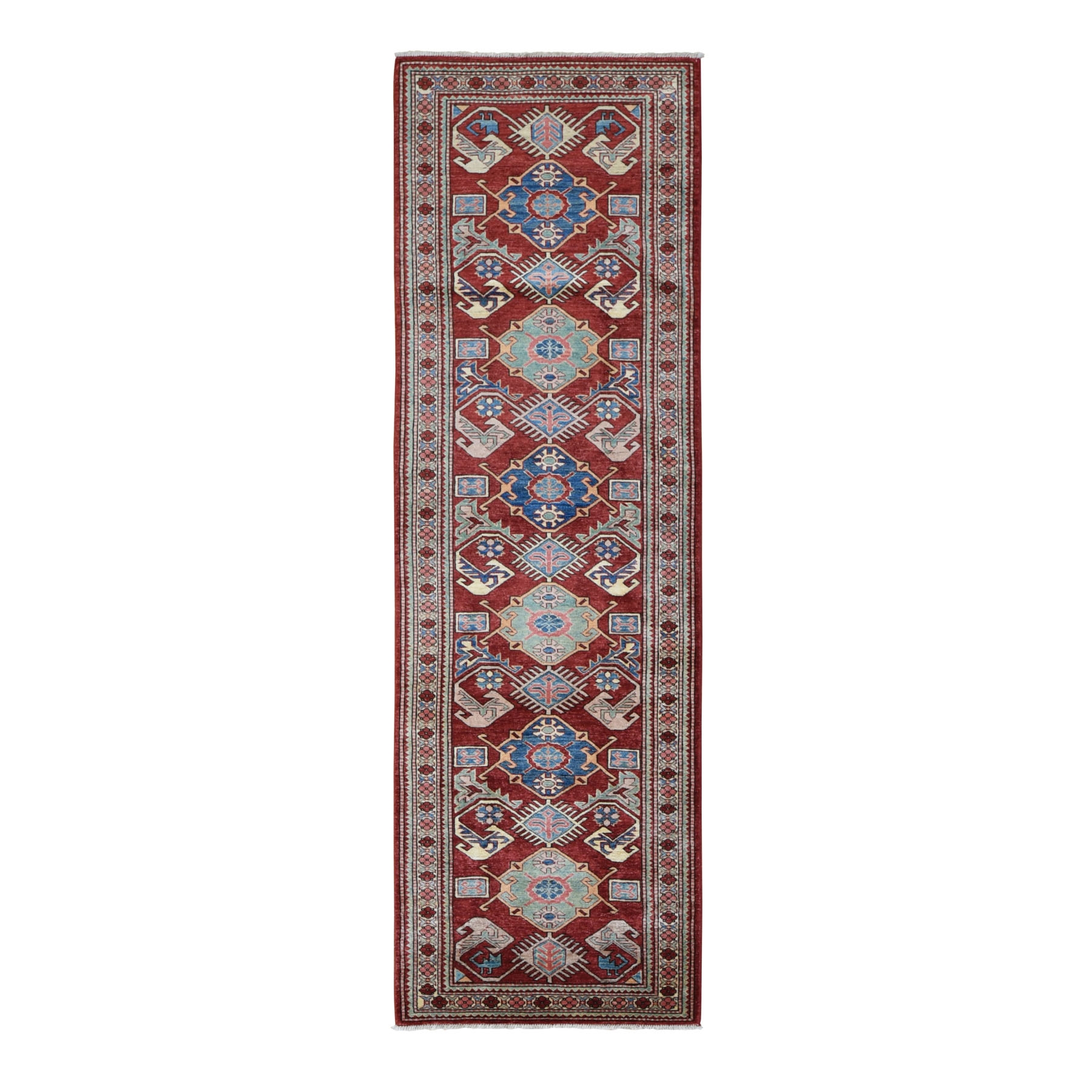 Traditional Wool Hand-Knotted Area Rug 2'10